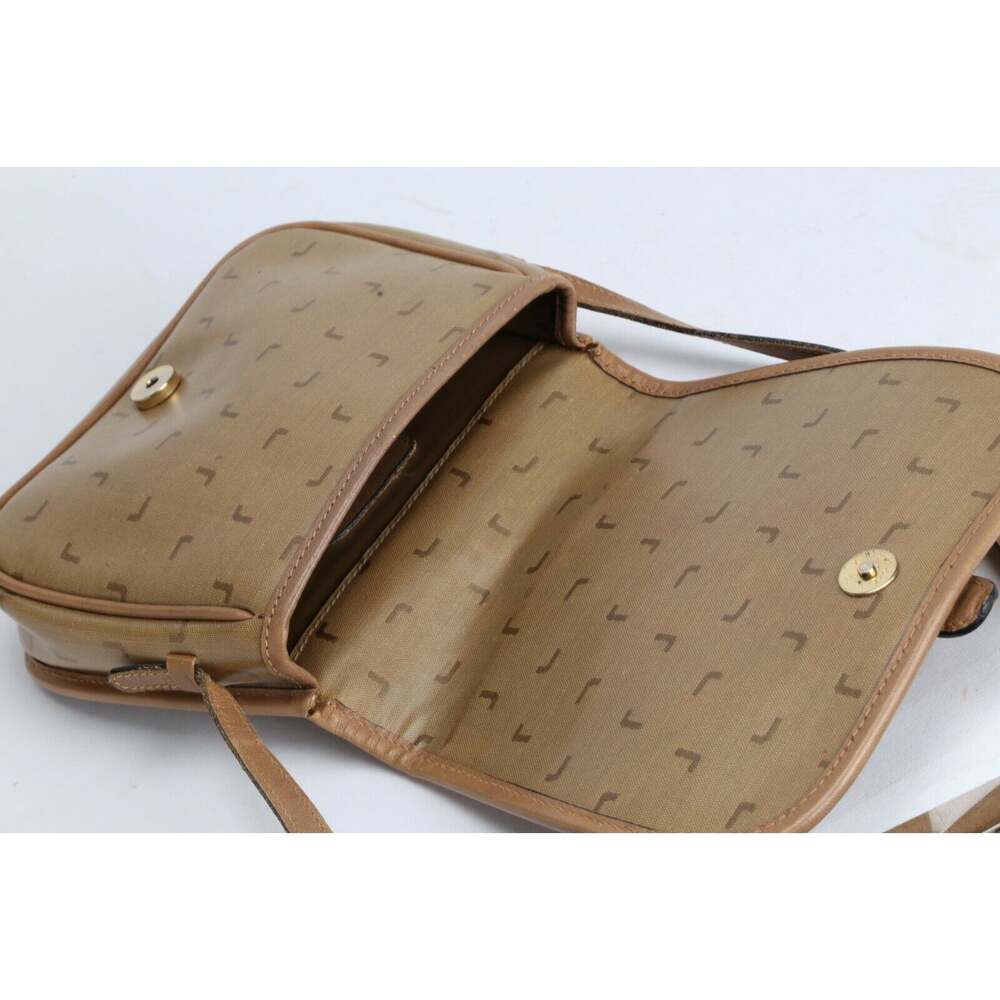 Vintage LANCEL Beige Canvas Coated Flap Mini Shoulder Bag - Picture 12 of 12